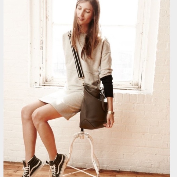 Madewell S Sweatshirt Dress Color Block Jumpstart - Picture 4 of 8